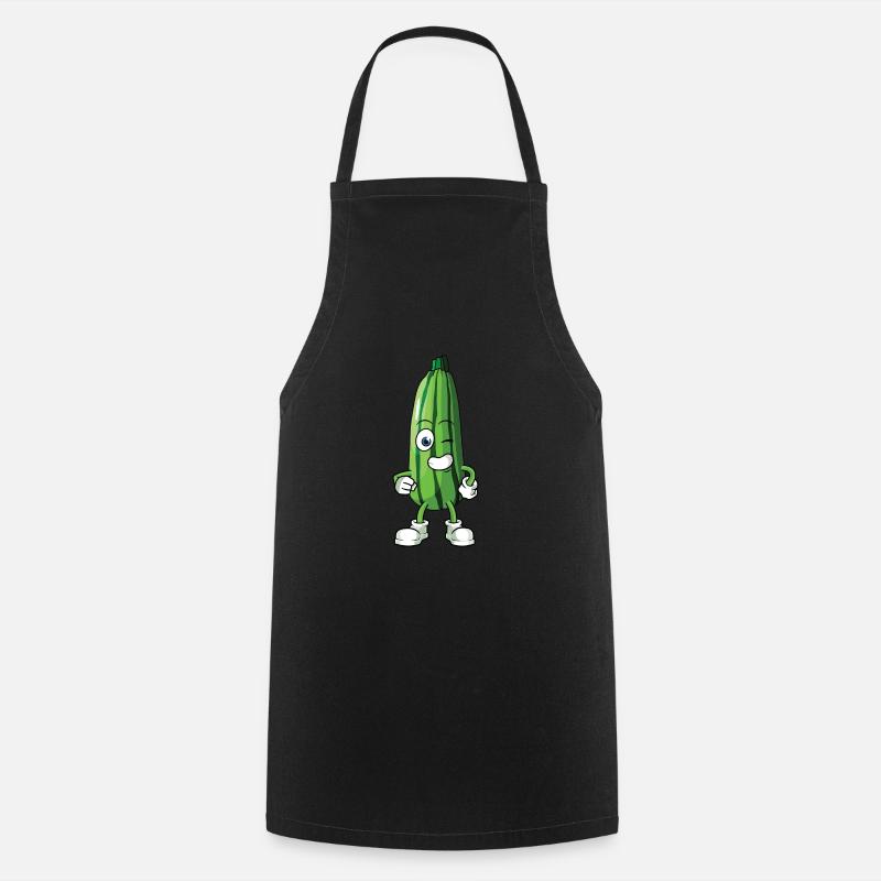 Courgette - Tablier de cuisine - noir