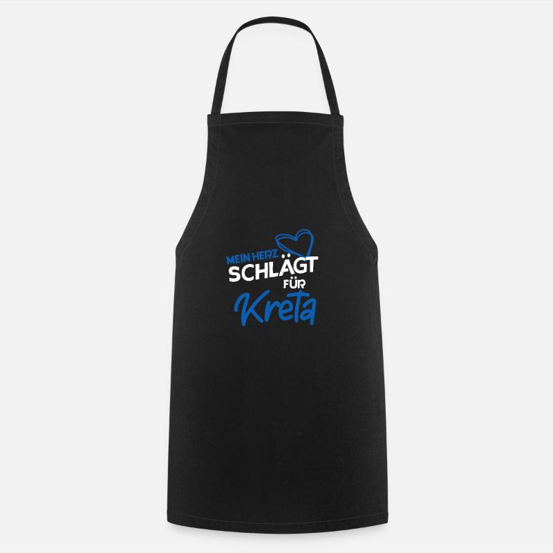 Kreta - Kochschürze - Schwarz