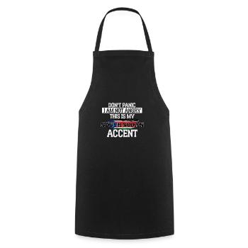 South Sudan - Cooking Apron - black - Front - AI Model Male 185 dark (185cm)