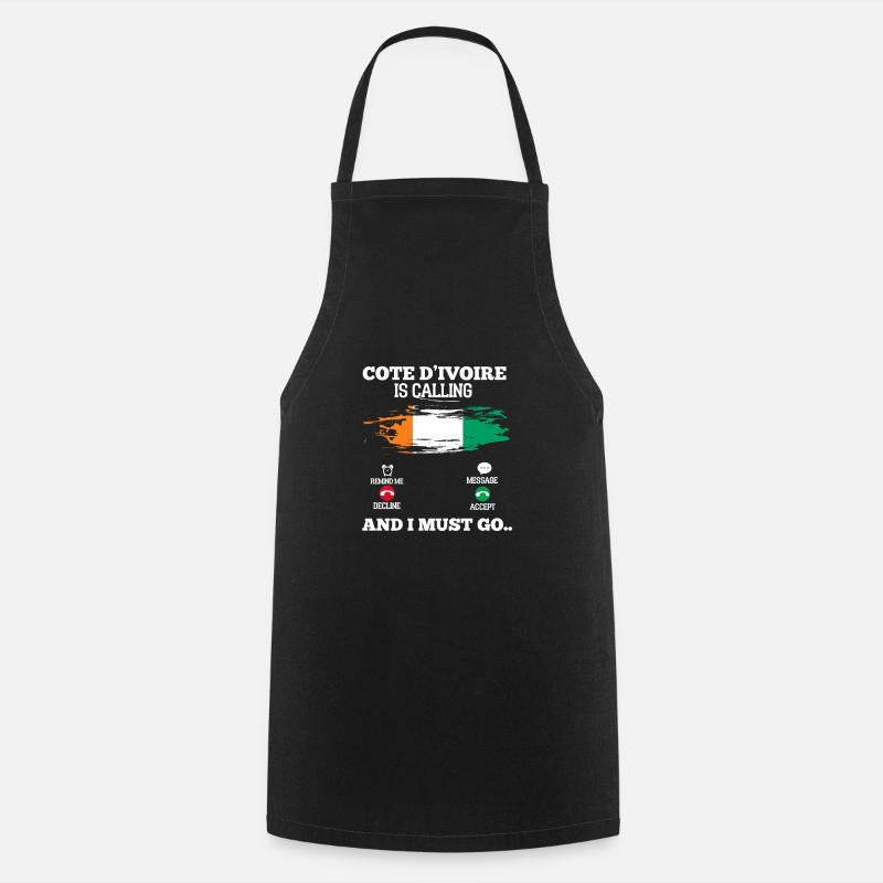 Côte d’Ivoire - Tablier de cuisine - noir