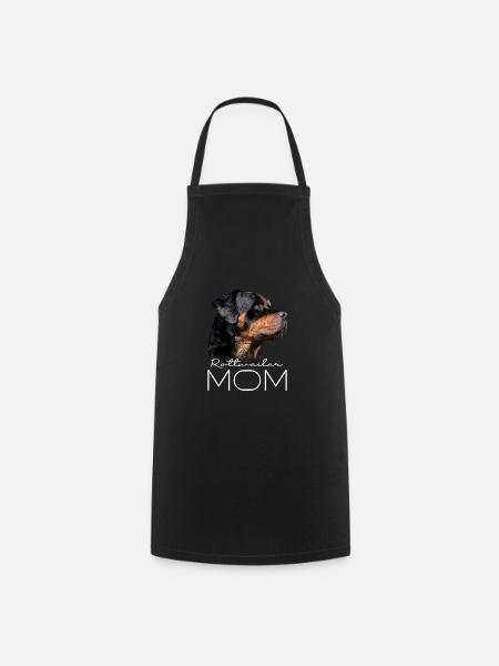 Rottweiler Mama - Kochschürze - Schwarz