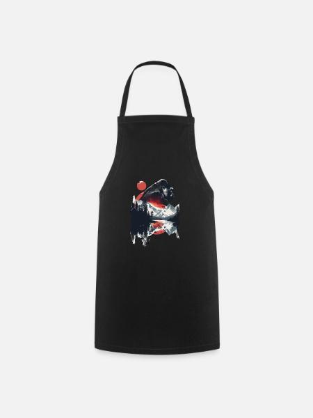 Gorille - Tablier de cuisine - noir