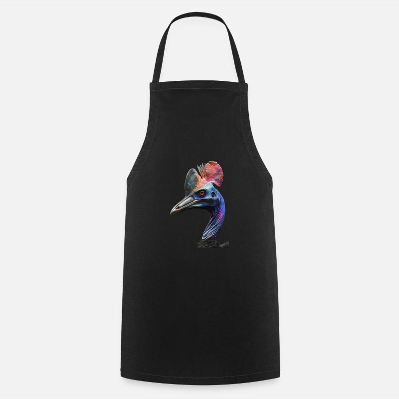 Cassowary - Cooking Apron - black