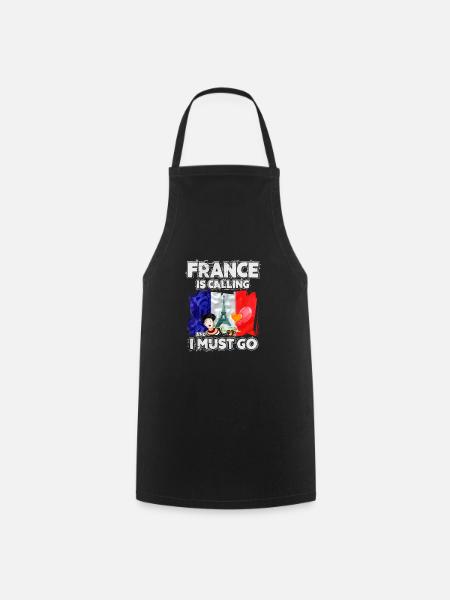 Frankreich - Kochschürze - Schwarz