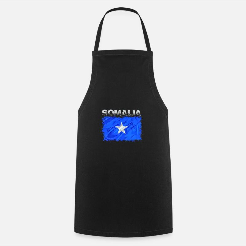 Somalia - Cooking Apron - black