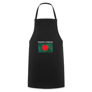 Bangladesh - Cooking Apron - black - Front - AI Model Male 185 dark (185cm)