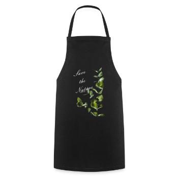 nature - Tablier de cuisine - noir - Devant - AI Model Male 185 dark (185cm)