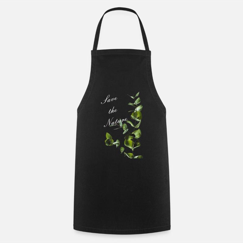 nature - Cooking Apron - black