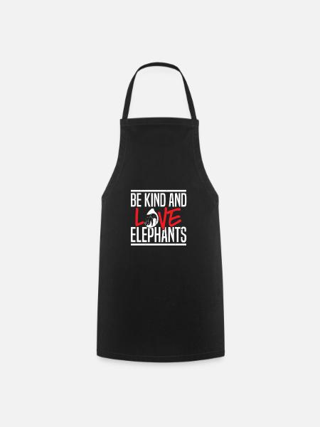 éléphant - Tablier de cuisine - noir