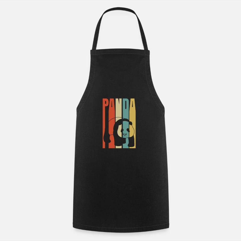 Panda - Tablier de cuisine - noir