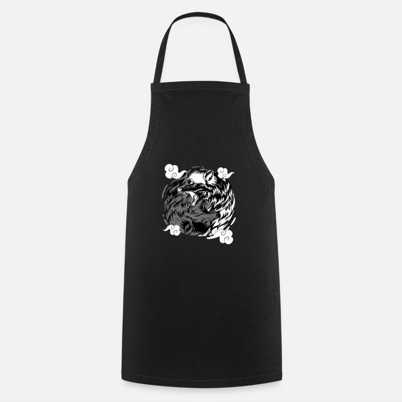 loup - Tablier de cuisine - noir