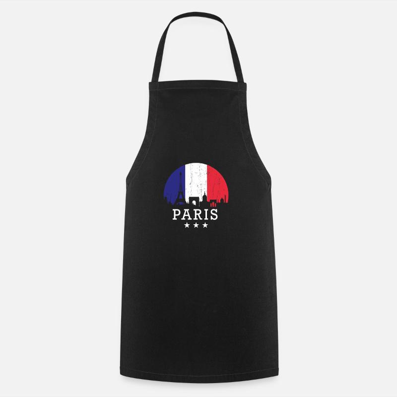 Paris - Kochschürze - Schwarz