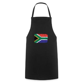 Afrique du Sud - Tablier de cuisine - noir - Devant - AI Model Male 185 dark (185cm)