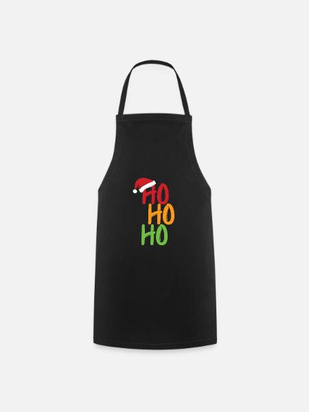 Weihnachten - Kochschürze - Schwarz