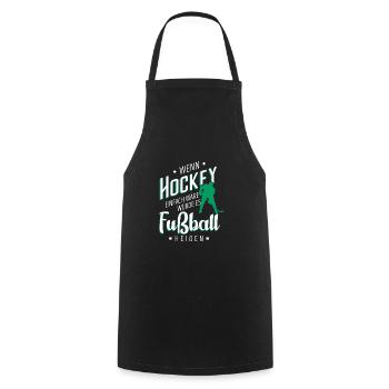 Hockey - Kochschürze - Schwarz - Vorne - AI Model Male 185 dark (185cm)