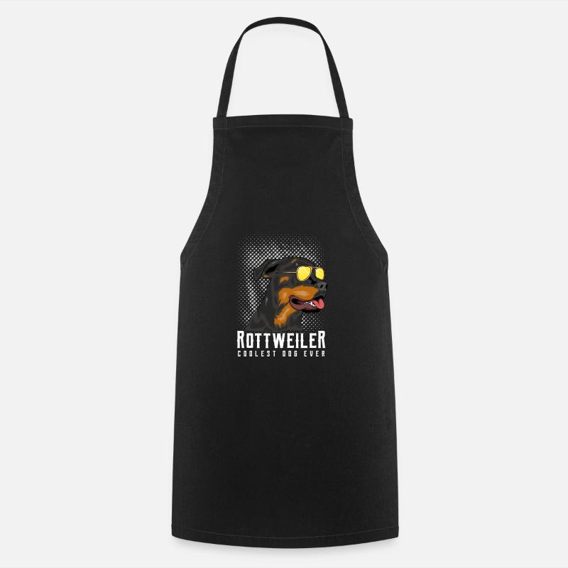 rottweiler - Tablier de cuisine - noir