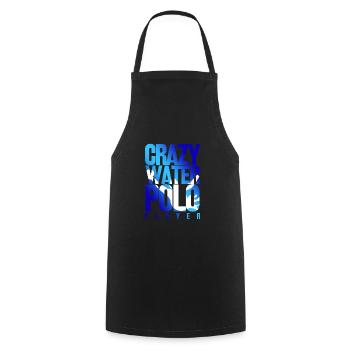 water polo - Cooking Apron - black - Front - AI Model Male 185 dark (185cm)