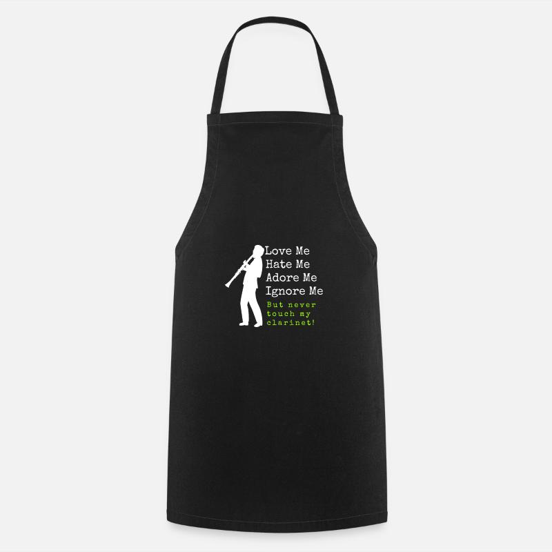 clarinette - Tablier de cuisine - noir