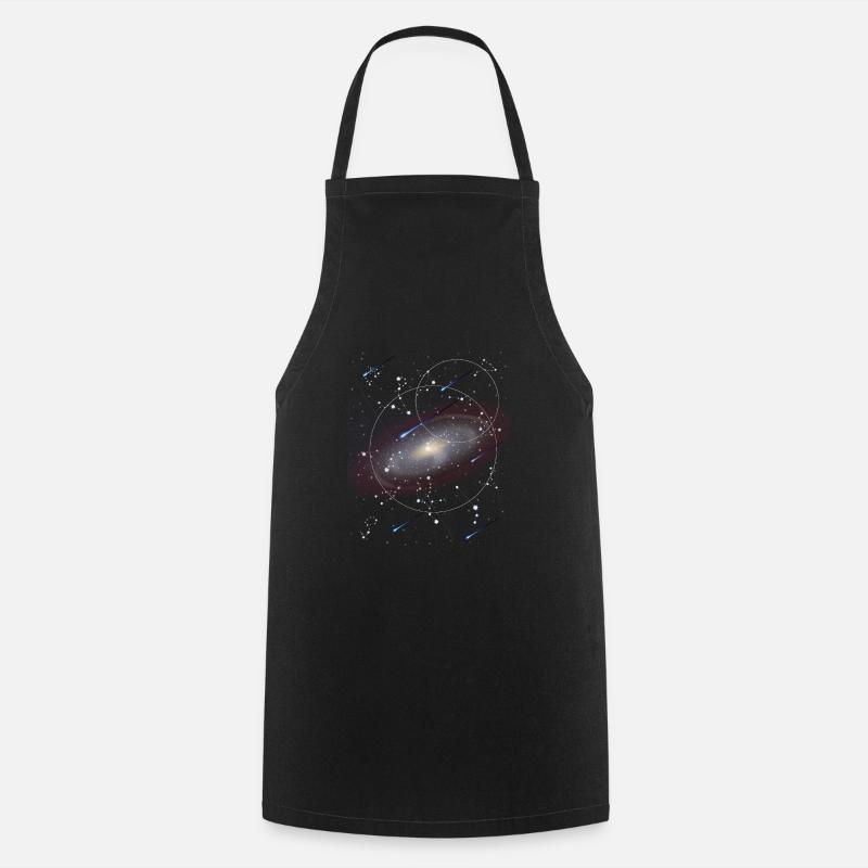 Astronomie - Kochschürze - Schwarz