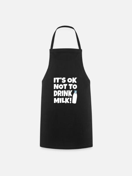 Milch - Kochschürze - Schwarz