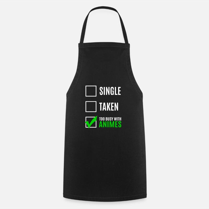 Anime - Cooking Apron - black