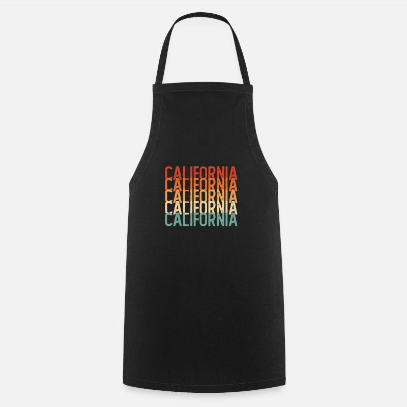 Californie - Tablier de cuisine - noir
