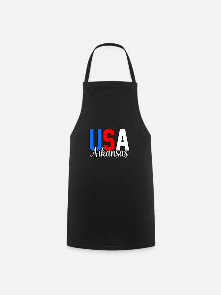 Arkansas Usa geschenk - Kochschürze - Schwarz