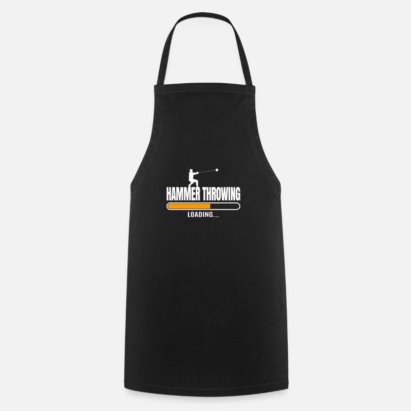 Lancer de marteau - Tablier de cuisine - noir