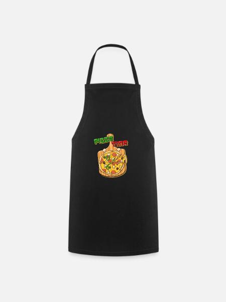 Pizza Maker Macher Pizza Liebe - Kochschürze - Schwarz
