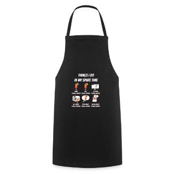 Tequila Sunrise - Cooking Apron - black - Front - AI Model Male 185 dark (185cm)