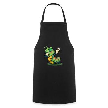 Chenille - Tablier de cuisine - noir - Devant - AI Model Male 185 dark (185cm)