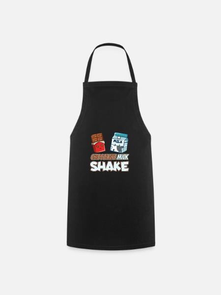 Milchshake Milchdrink Milch Geschenk - Kochschürze - Schwarz