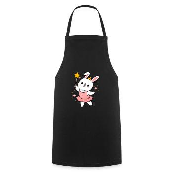 ballerina gift for ballet girls - Cooking Apron - black - Front - AI Model Male 185 dark (185cm)