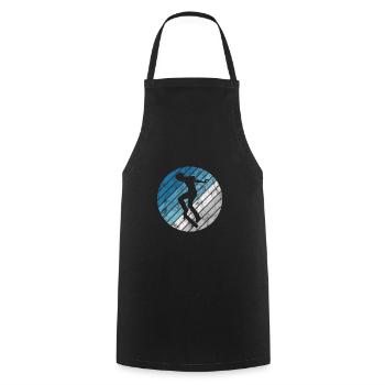 Skateboarder Skateboard Skater Skate Skateing - Cooking Apron - black - Front - AI Model Male 185 dark (185cm)