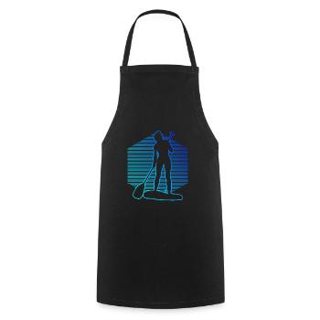 Standup Paddleboard Stand up Paddling Board - Cooking Apron - black - Front - AI Model Male 185 dark (185cm)