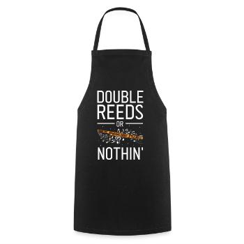 Basson Orchesta design pour bassonistes - Tablier de cuisine - noir - Devant - AI Model Male 185 dark (185cm)