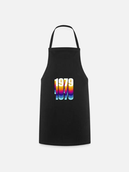 1979 - Kochschürze - Schwarz