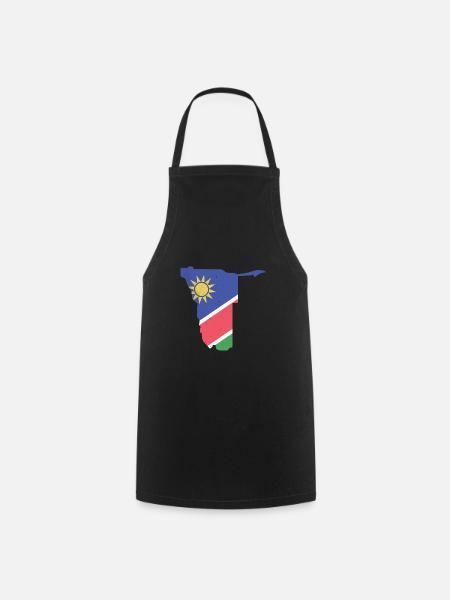 Namibie - Tablier de cuisine - noir