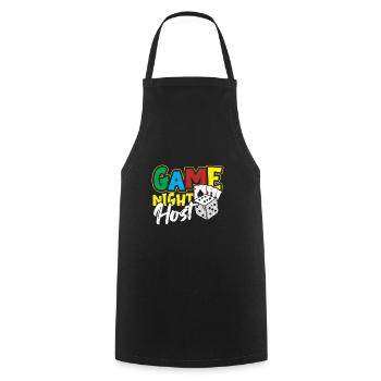 Board Games Game Board Gift - Cooking Apron - black - Front - AI Model Male 185 dark (185cm)