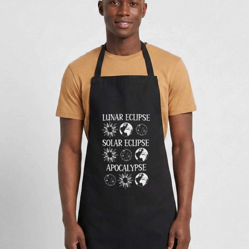Lunar Eclipse Solar Eclipse Apocalypse Cooking Apron