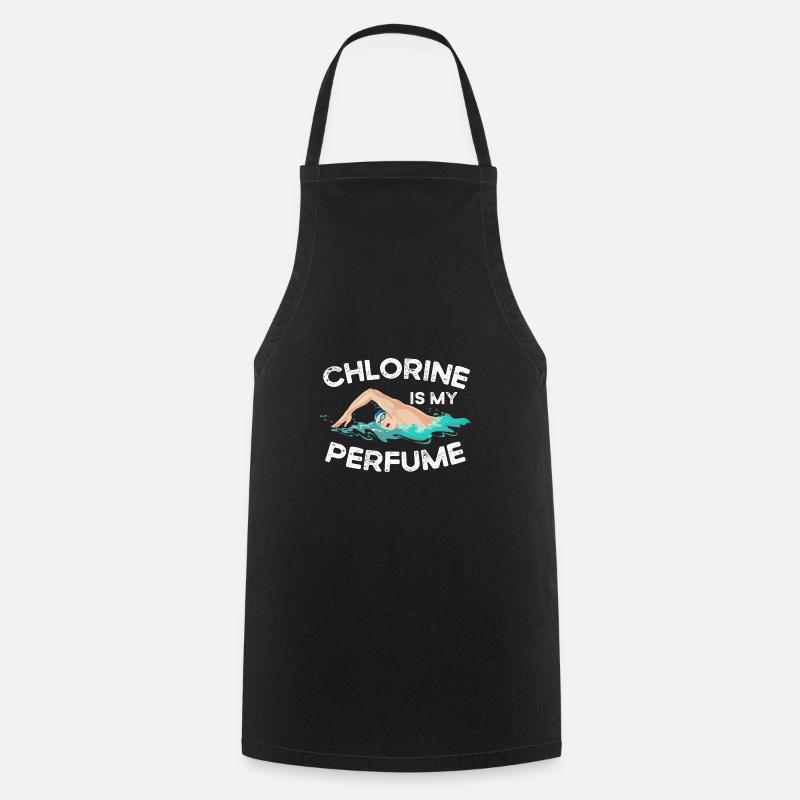 Natation - Tablier de cuisine - noir