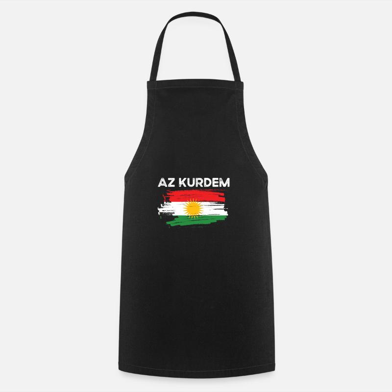 Kurdistan - Cooking Apron - black