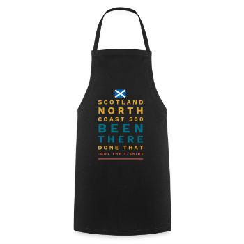Côte écossaise NC 500 - Tablier de cuisine - noir - Devant - AI Model Male 185 dark (185cm)