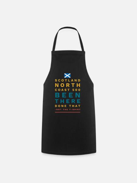 scottish coast nc 500 - Cooking Apron - black