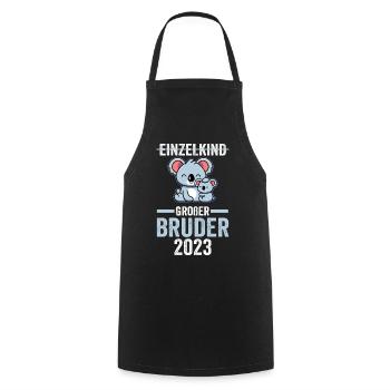 Koala 2023 Bruder - Kochschürze - Schwarz - Vorne - AI Model Male 185 dark (185cm)