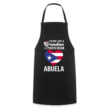 Puerto Rico | Puerto Ricaner Flagge Geschenkideen - Kochschürze - Schwarz - Vorne - AI Model Male 185 dark (185cm)