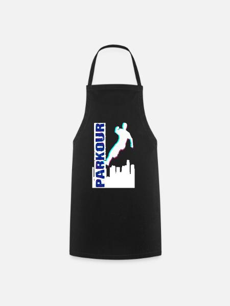 Parkour - Tablier de cuisine - noir