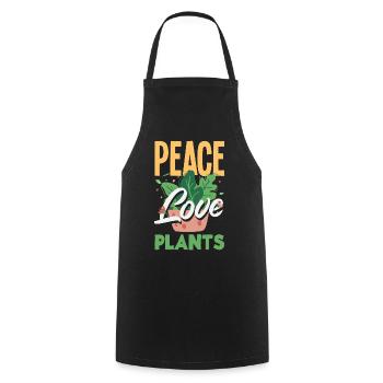 Cadeaux pour les jardins et les amoureux des plantes - Tablier de cuisine - noir - Devant - AI Model Male 185 dark (185cm)