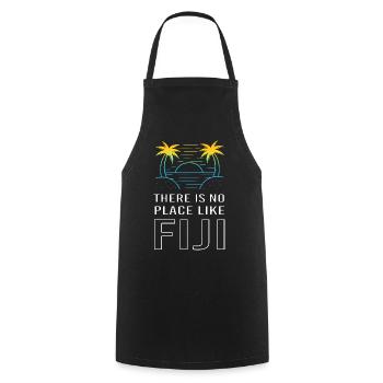 Fiji - Cooking Apron - black - Front - AI Model Male 185 dark (185cm)
