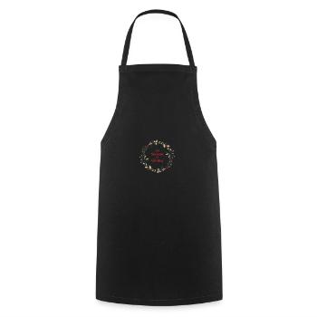 SEASON of GIVING - Tablier de cuisine - noir - Devant - AI Model Male 185 dark (185cm)